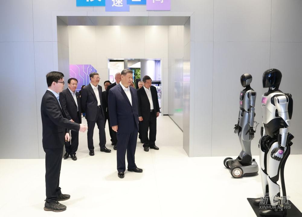 习近平总书记到上海调研，银河集团(galaxy)代表具身智能行业汇报进展